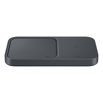 Pad Induction plat DUO Watch, Charge Rapide 15W (chargeur secteur non inclus). Compatible avec Apple. Coloris Noir EP-P5400BBEGEU