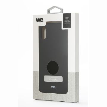 We Coque de protection SILICONE APPLE IPHONE X Noir